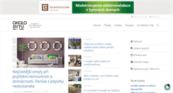 Desktop Screenshot of okolobytu.cz